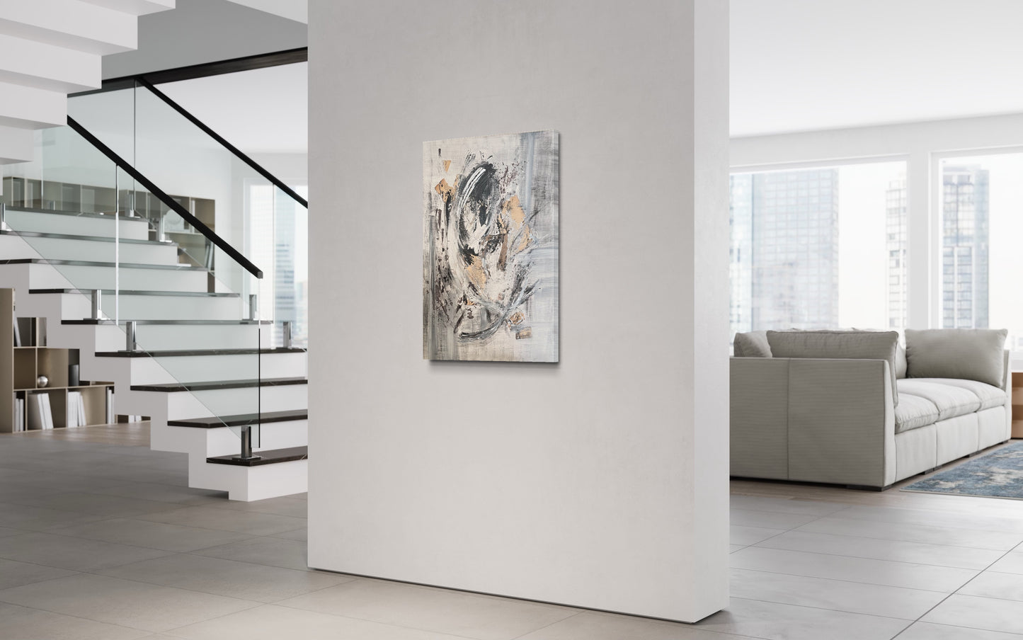 Finding order in chaos 50x70cm